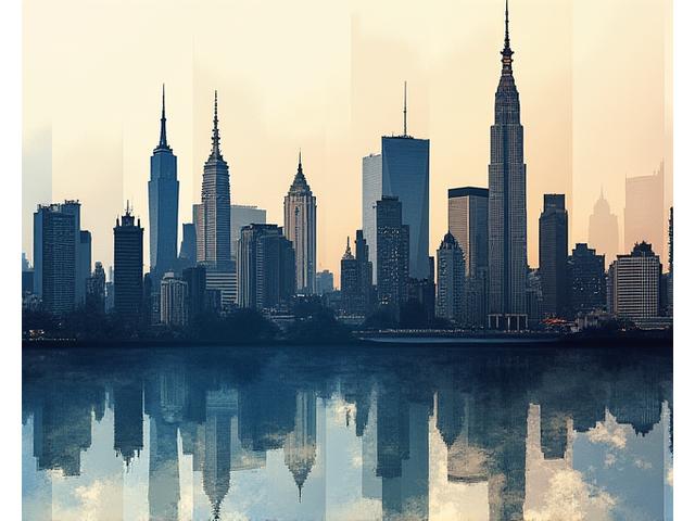 A collage of iconic global city skylines subtly combined with close-up images of diverse luxury watches, representing global market understanding.